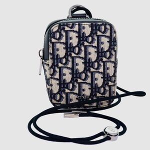 AUTH Mini Authentic Christian Dior Vintage Trotter Shoulder Pouch